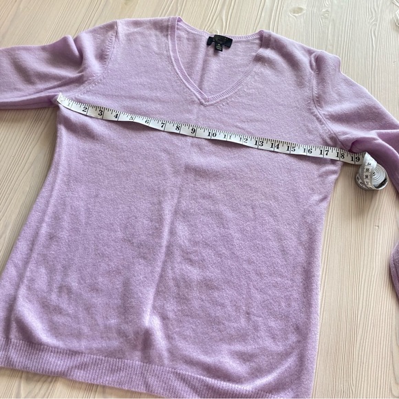 Charter Club Lilac Cashmere Sweater - Picture 6 of 7